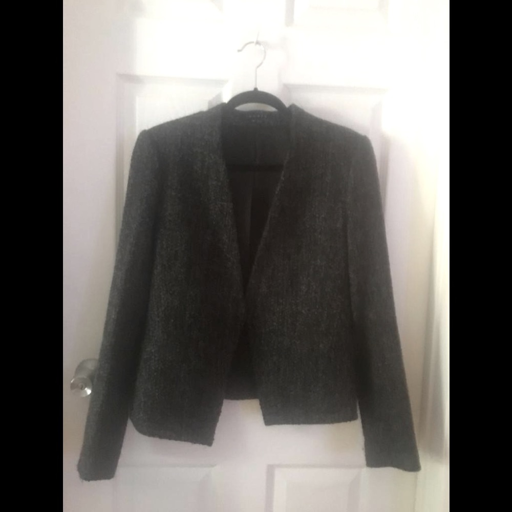 Theory grey wool blazer